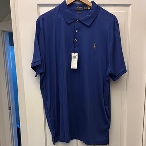 Polo by Ralph Lauren Men's Blue Polo Shirt